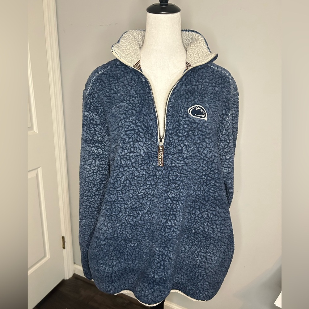 Summit Sportswear Penn State Quarter Zip Teddy Pull Over